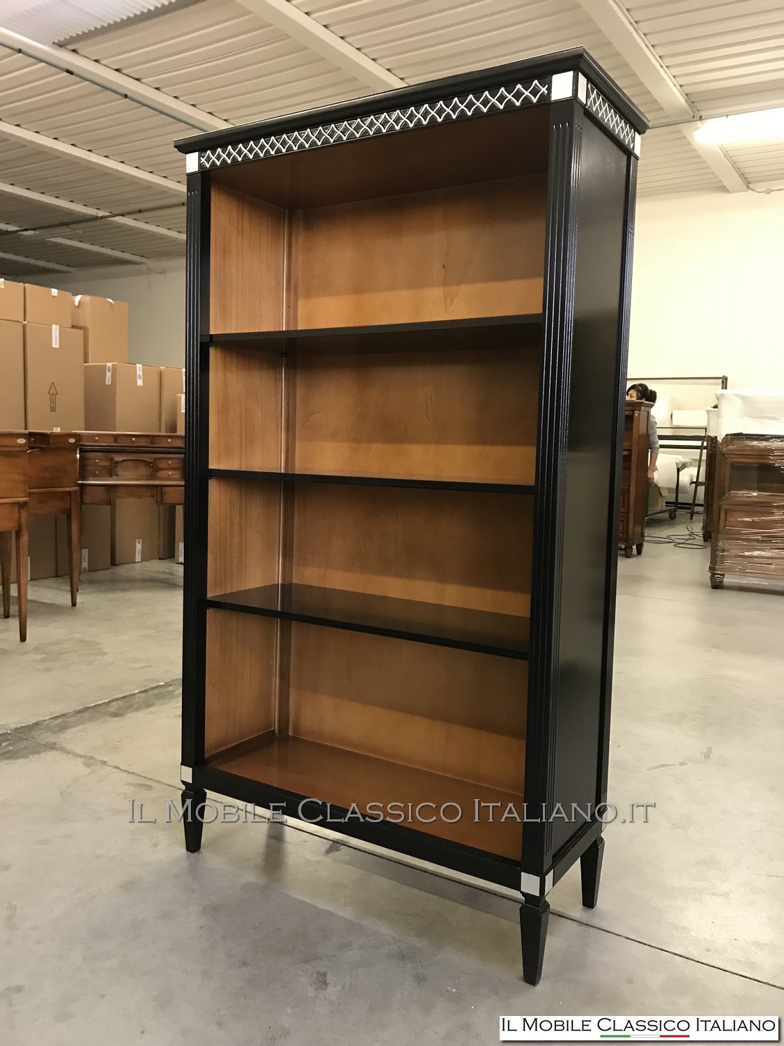 Libreria con decoro classica